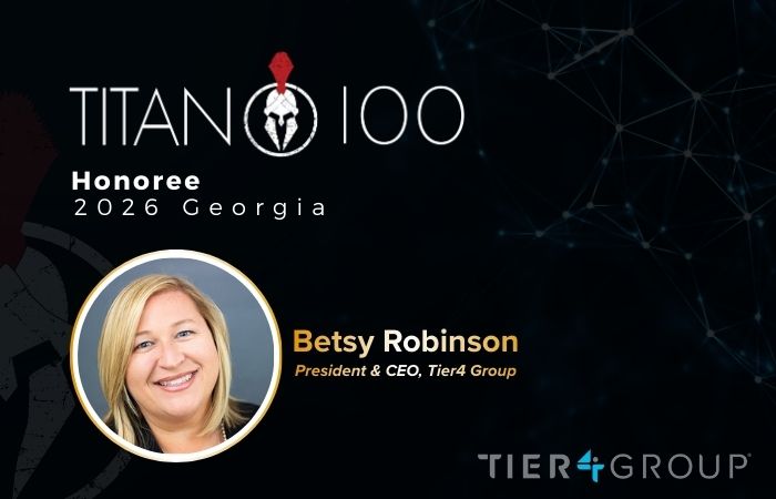 Tier4 Group President & CEO Betsy Robinson Named 2026 Georgia Titan 100 Recipient